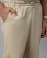 Shop Men's Sand Beige Loose Comfort Fit Pants