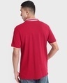 Shop Men's Savvy Red Polo T-shirt-Design