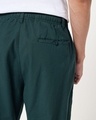 Shop Men's Sea Moss Green Cotton Linen Pants