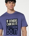 Shop Men's Skipper Blue If Others Typography T-shirt