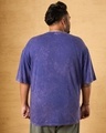 Shop Men's Skipper Blue Moana Graphic Printed Oversized Plus Size Acid Wash T-shirt-Design