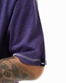 Shop Men's Skipper Blue Smacking Graphic Printed Oversized T-shirt