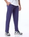 Shop Men's Skipper Blue Track Pants-Front