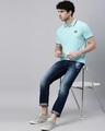 Shop Men's Sky Blue Polo T-shirt