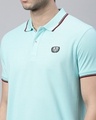 Shop Men's Sky Blue Polo T-shirt