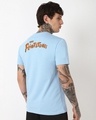 Shop Men's Sky Blue Rock N Roll Graphic Printed T-shirt-Design