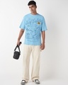 Shop Men's Sky Blue Surfculture Graphic Printed Oversized T-shirt