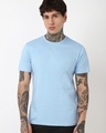 Shop Men's Sky Blue T-shirt-Front