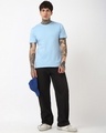 Shop Men's Sky Blue T-shirt-Full
