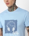 Shop Men's Sky Blue The New O2 Graphic Printed T-shirt