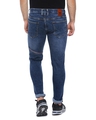Shop Men's Slim Fit Solid Stretch Stylish New Trends Blue Denim Jeans-Design