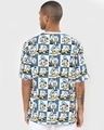 Shop Men's Snorkel Blue AOP Oversized T-shirt-Design