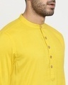 Shop Men's Solid Casual Relaxed Fit Long Kurta
