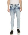 Shop Men's Solid Design Stylish Denim Jeans-Front