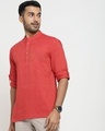Shop Men's Solid Festive Relaxed Fit Kurta-Front