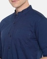 Shop Men's Solid Full Sleeve Chinese Collar Stylish Casual Shirt