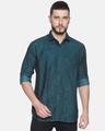Shop Men's Solid Full Sleeve Stylish Casual Shirt-Front