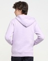 Shop Men's Solid Lilac Zipper Hoodie-Design