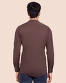 Shop Men's Solid Mandarin Collar Relaxed Fit Shirt-Full