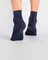 Shop Men's Solid Navy Ankle Length Socks