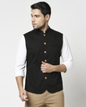 Shop Men's Solid Nehru Jacket-Design