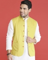 Shop Men's Solid Nehru Jacket-Front