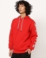 Shop Men's Red Gravity Graphic Printed Hoodie-Design