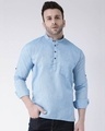 Shop Men's Solid Short Kurta