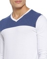 Shop Men's Solid V Neck Full Sleeve T-Shirt