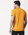 Shop Men's Sport Sleeve Colorblock T-shirt(Nimbus Grey-Neon Orange)-Design