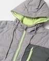 Shop Men's Lime & Grey Reversible Plus Size Oversized Puffer Jacket