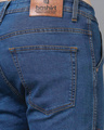 Shop Men's Stone Blue Slim Fit Cargo Jeans
