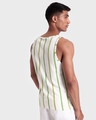 Shop Men's White Striped Vest-Design
