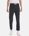 Shop Men's Striped Stylish Casual & Evening Track Pants-Front