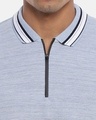 Shop Men's Striped Stylish Casual Polo T-Shirt