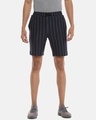 Shop Men's Striped Stylish Sports & Evening Shorts-Front