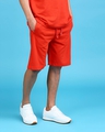 Shop Men's Stubborn Orange Jogger Shorts-Design