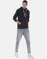 Shop Men's Stylish Solid Casual Hooded Sweatshirt-Full