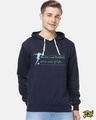 Shop Men's Stylish Solid Casual Hooded Sweatshirt-Front