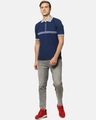 Shop Men's Stylish Solid Polo Neck Casual T-Shirt-Full