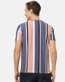 Shop Men's Stylish Striped Round Neck Casual T-Shirt-Design