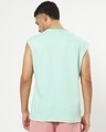 Shop Men's Sun-Kissed Green Color Block Oversized Fit Vest-Design
