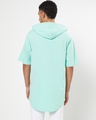 Shop Men's Sun-Kissed Green Henley Hoodie Oversized Fit T-shirt-Design