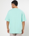 Shop Men's Sun-Kissed Green Oversized Fit T-shirt-Design