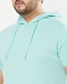 Shop Men's Sun-Kissed Green Plus Size Hoodie T-shirt