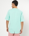 Shop Men's Sun-Kissed Green Vent Oversized Fit T-shirt-Design
