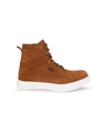 Shop Men's Tan Brown Leather Flat Boots-Full
