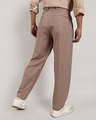 Shop Men's Tan Brown Striped Pants-Design