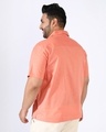 Shop Men's Tangarine Orange Oversized Plus Size Shirt-Design