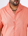 Shop Men's Tangarine Orange Oversized Plus Size Shirt